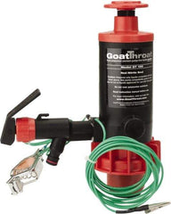 GoatThroat Pumps - 3/8" Outlet, 4 GPM, Polypropylene Hand Operated Transfer Pump - 56" OAL, For up to 55 Gal Drums, For Class I & II Flammable & Combustible Liquids - Industrial Tool & Supply