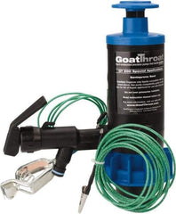 GoatThroat Pumps - 3/8" Outlet, 4 GPM, Polypropylene Hand Operated Transfer Pump - 56" OAL, For up to 55 Gal Drums, For Class I & II Flammable & Combustible Liquids - Industrial Tool & Supply