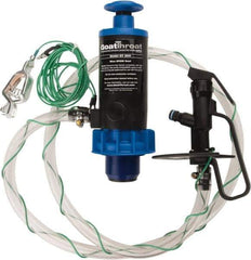 GoatThroat Pumps - 3/8" Outlet, 4 GPM, Polypropylene Hand Operated Transfer Pump - 56" OAL, For up to 55 Gal Drums, For Class I & II Flammable & Combustible Liquids - Industrial Tool & Supply