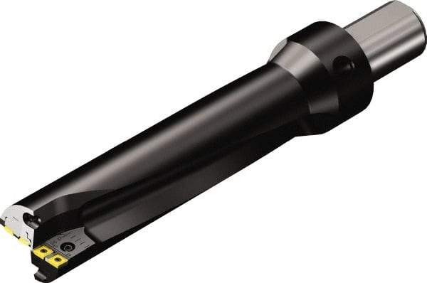 Sandvik Coromant - 11.3232" Max Drill Depth, 3.07317xD, 82mm Diam, Indexable Insert Drill - 2 Inserts, 2" Shank Diam, Flange Shank - Industrial Tool & Supply