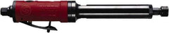 Chicago Pneumatic - 1/4" Collet, Straight Handle, Straight Air Die Grinder - 22,000 RPM, Rear Exhaust, 25 CFM, 0.47 hp, 90 psi, 1/4" Inlet - Industrial Tool & Supply