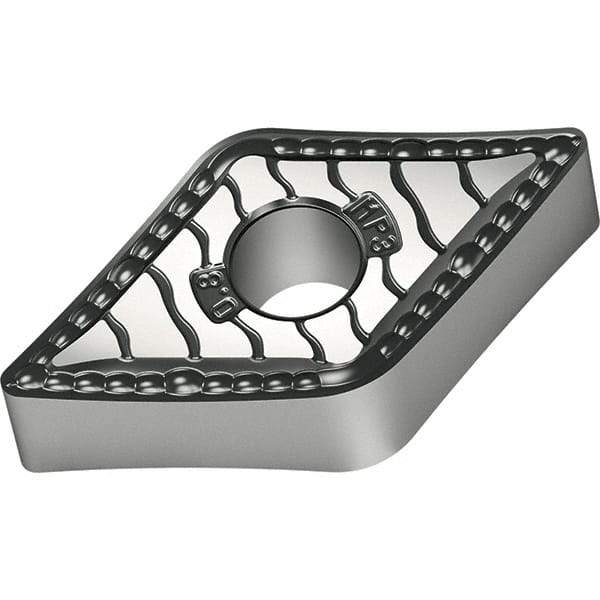 Walter - DNMG433 MP3 Grade WPP20S Carbide Turning Insert - TiCN/Al2O3/TiN Finish, 55° Diamond, 1/2" Inscr Circle, 3/16" Thick, 3/64" Corner Radius - Industrial Tool & Supply