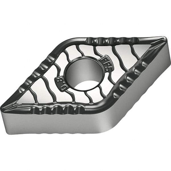 Walter - DNMG441 FP5 Grade WPP10S Carbide Turning Insert - TiCN/Al2O3/TiN Finish, 55° Diamond, 1/2" Inscr Circle, 1/4" Thick, 1/64" Corner Radius - Industrial Tool & Supply