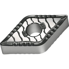 Walter - DNMG441 FP5 Grade WPP10S Carbide Turning Insert - TiCN/Al2O3/TiN Finish, 55° Diamond, 1/2" Inscr Circle, 1/4" Thick, 1/64" Corner Radius - Industrial Tool & Supply