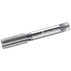Walter-Prototyp - M3x0.50 Metric 6H 3 Flute Bright Finish Cobalt Straight Flute Machine Tap - Bottoming, Right Hand Thread, 40mm OAL, 9mm Thread Length, Oversize - Exact Industrial Supply