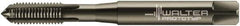 Walter-Prototyp - M5x0.80 Metric 6HX 4 Flute Nitride/Oxide Finish Powdered Metal Straight Flute Machine Tap - Modified Bottoming, Right Hand Thread, 70mm OAL, 13mm Thread Length, Oversize - Exact Industrial Supply