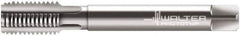 Walter-Prototyp - M6x0.75 Metric Fine 6H 3 Flute Bright Finish Cobalt Straight Flute Machine Tap - Modified Bottoming, Left Hand Thread, 80mm OAL, 15mm Thread Length, Oversize - Exact Industrial Supply