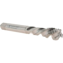 Walter-Prototyp - M16x2.00 Metric 3 Flute 6H Modified Bottoming Spiral Flute Tap - Cobalt, Bright Finish, 110mm OAL, Left Hand Flute, Left Hand Thread, Series P205698 - Industrial Tool & Supply