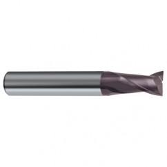 5mm Dia. x 54mm Overall Length 2-Flute Square End Solid Carbide SE End Mill-Round Shank-Center Cut-Firex - Industrial Tool & Supply
