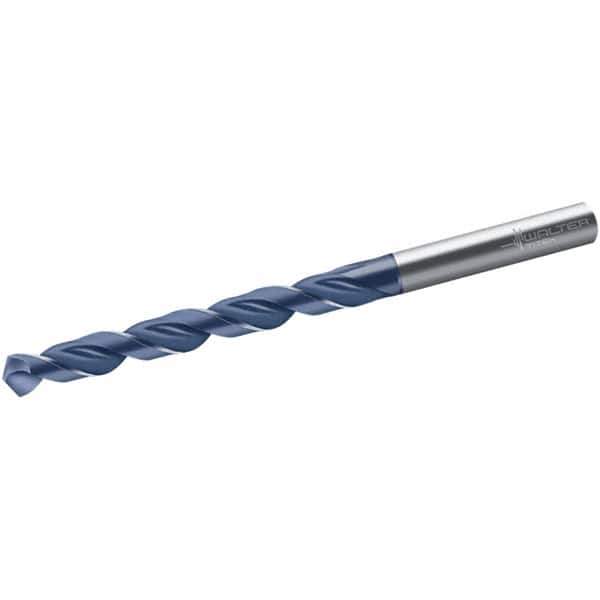 Walter-Titex - 4.5mm 118° Cobalt Jobber Drill - TiNAl Finish, Right Hand Cut, Spiral Flute, Straight Shank, 80mm OAL, VA Inox Point - Industrial Tool & Supply
