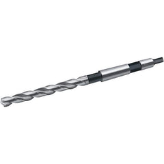 Walter-Titex - 16.75mm, 2MT 130° Point Cobalt Taper Shank Drill Bit - Bright Finish, 125mm Flute Length, 223mm OAL, Spiral Flute, Series A4244 - Industrial Tool & Supply
