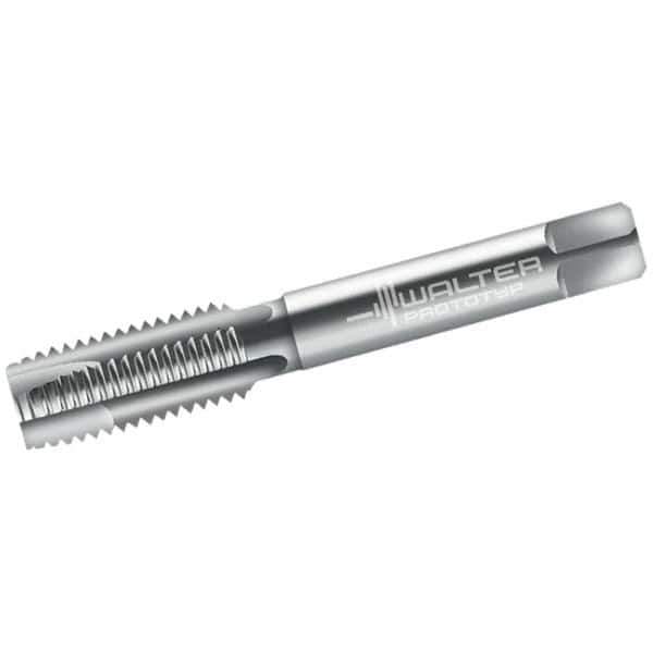 Walter-Prototyp - M12x1.75 Metric, 3 Flute, Bright Finish, Cobalt Spiral Point Tap - Plug Chamfer, Right Hand Thread, 75mm OAL, 25mm Thread Length, 9mm Shank Diam, 6H Class of Fit, Series 20160 - Exact Industrial Supply