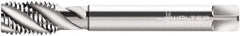 Walter-Prototyp - 3/8-24 UNF, 3 Flute, 45° Helix, Modified Bottoming Chamfer, Bright Finish, Cobalt Spiral Flute STI Tap - Right Hand Flute, 3.5433" OAL, 0.315" Shank Diam, 0.5906" Thread Length, 3B Class of Fit, Series P235599 - Exact Industrial Supply