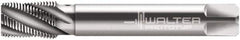 Walter-Prototyp - 1/8-27 NPT, 40° Helix, 3 Flutes, Modified Bottoming Chamfer, Bright Finish, Cobalt, Spiral Flute Pipe Tap - Right Hand Flute, 0.4331" Shank Diam, 0.5512" Thread Length, 0.3543" Square Size, Series 255630 - Industrial Tool & Supply