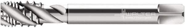 Walter-Prototyp - M12x1.75 Metric 3 Flute 6H Modified Bottoming Spiral Flute Tap - Cobalt, Bright Finish, 110mm OAL, Right Hand Flute, Right Hand Thread, Series P40569 - Exact Industrial Supply