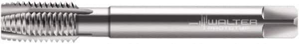 Walter-Prototyp - 3/8-24 UNF, 3 Flutes, Plug Chamfer, Bright Finish, Cobalt Spiral Point STI Tap - 0.315" Shank Diam, 0.2441" Square Size, 3B Class of Fit, Series P233509 - Exact Industrial Supply