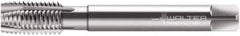 Walter-Prototyp - 1/4-32 UNEF, 3 Flute, Bright Finish, Cobalt Spiral Point Tap - Plug Chamfer, Right Hand Thread, 80mm OAL, 15mm Thread Length, 4.5mm Shank Diam, 2B Class of Fit, Series P233602 - Exact Industrial Supply