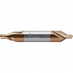 Walter-Titex - Metric Plain Cut 60° Incl Angle Solid Carbide Combo Drill & Countersink - Industrial Tool & Supply