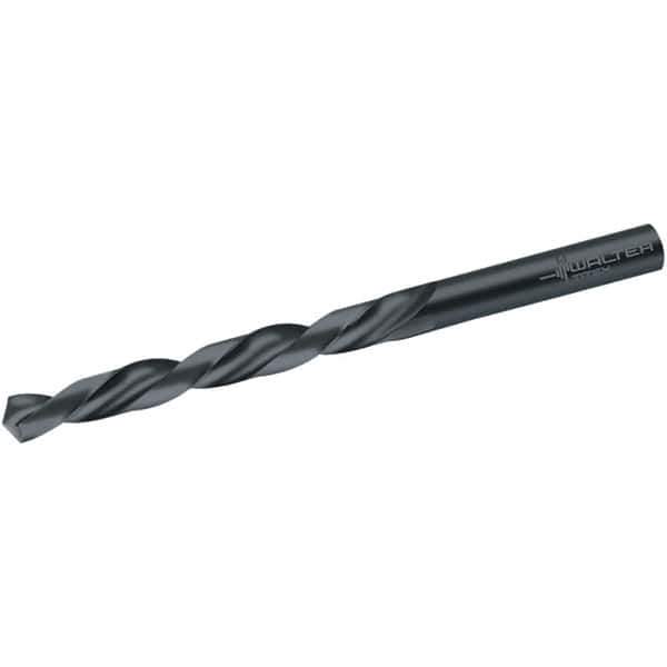 Walter-Titex - 2.25mm 118° High Speed Steel Jobber Drill - Bright Finish, Left Hand Cut, Spiral Flute, Straight Shank, 53mm OAL, N Point - Industrial Tool & Supply