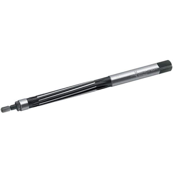 Walter-Titex - 0.3937" Reamer Diam, Straight Shank, 50mm Flute Length, Hand Expansion Reamer - Spiral Flute, 5.24" OAL, Left Hand Spiral, Right Hand Cut, High Speed Steel - Industrial Tool & Supply