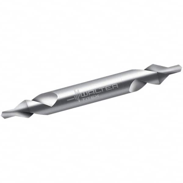 Walter-Titex - #2 Plain Cut 60° Incl Angle High Speed Steel Combo Drill & Countersink - Industrial Tool & Supply