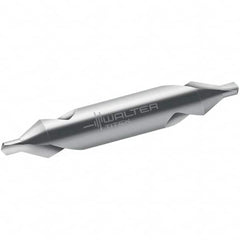 Walter-Titex - Metric Plain Cut 60° Incl Angle High Speed Steel Combo Drill & Countersink - Industrial Tool & Supply