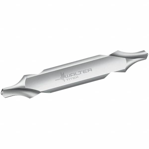 Walter-Titex - Metric Radius Cut 60° Incl Angle High Speed Steel Combo Drill & Countersink - Industrial Tool & Supply