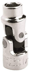Proto - 5/16", 1/4" Drive, Standard Hand Socket - 6 Points, 1-13/32" OAL, Alloy Steel, Chrome Finish - Industrial Tool & Supply