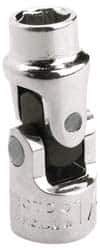 Proto - 5/16", 1/4" Drive, Standard Hand Socket - 6 Points, 1-13/32" OAL, Alloy Steel, Chrome Finish - Industrial Tool & Supply