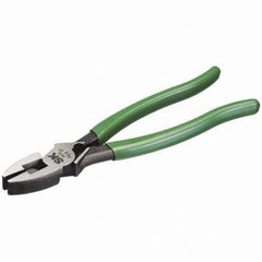 SK - Pliers - 9" High Leverage Linesman Pliers - Industrial Tool & Supply