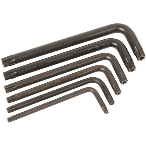 T10S-T30S TORX 6PC L-KEY SET - Industrial Tool & Supply