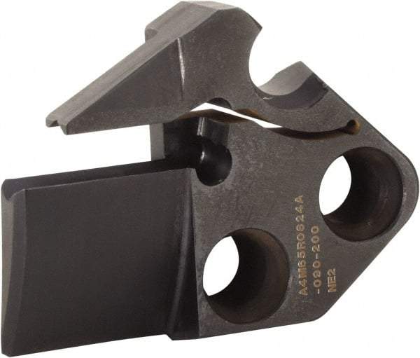 Kennametal - 6mm Groove Width, 24mm Max Depth of Cut, Right Hand Cut, A4M-A Indexable Grooving Blade - 6 Seat Size, A4G0600M06P04GMP Insert Style, Series A4 - Industrial Tool & Supply