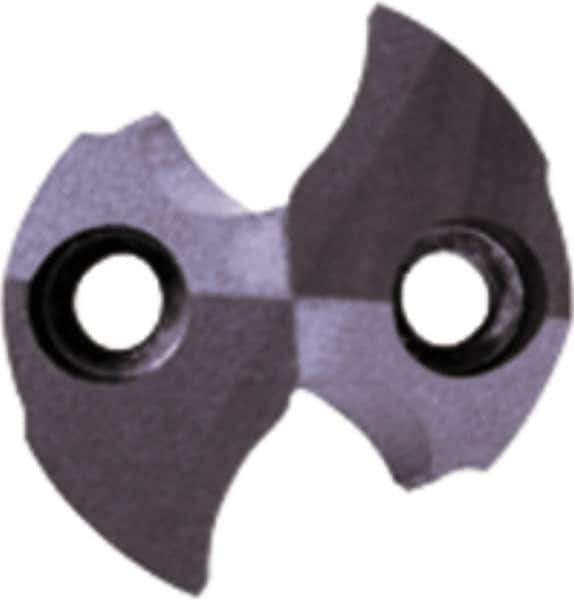 Sumitomo - Series SMD, 12.1mm Diam Grade ACX70 140° Replaceable Drill Tip - Carbide, TiAlCr/TiSi Finish, Through Coolant - Industrial Tool & Supply