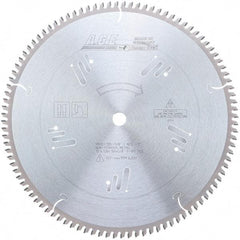 Amana Tool - 12" Diam, 5/8" Arbor Hole Diam, 100 Tooth Wet & Dry Cut Saw Blade - Carbide-Tipped, Clean Action, Standard Round Arbor - Industrial Tool & Supply