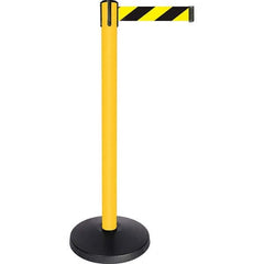Tensator - Barrier Posts Type: Tensabarrier Post Post Color/Finish: Yellow - Industrial Tool & Supply