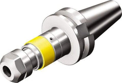 Sandvik Coromant - CAT40 Taper Shank Tapping Chuck/Holder - M8 to M20 Tap Capacity, 121.6mm Projection, Through Coolant - Exact Industrial Supply