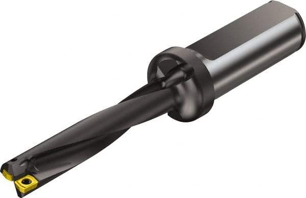 Sandvik Coromant - 124mm Max Drill Depth, 5xD, 24mm Diam, Indexable Insert Drill - 2 Inserts, 25mm Shank Diam, Flange Shank - Industrial Tool & Supply