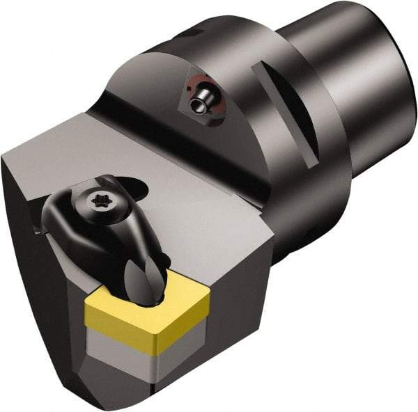 Sandvik Coromant - Left Hand Cut, Size C4, CNMG 432 Insert Compatiblity, Modular Turning & Profiling Cutting Unit Head - 27mm Ctr to Cutting Edge, 50mm Head Length, Through Coolant, Series T-Max P - Industrial Tool & Supply