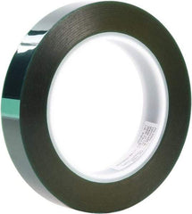 3M - 3/4" Wide x 72 Yd Long Green Polyester Film Masking Tape - Series 8992, 3.2 mil Thick - Industrial Tool & Supply