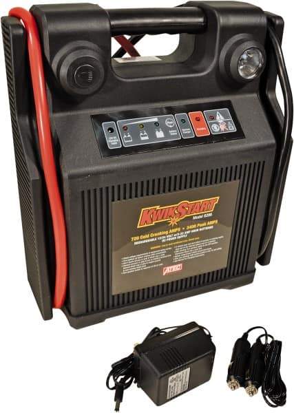 ATEC - 12/24 Volt Booster Pacs - 720 Crank Amps, 3,400 Starter Amps - Industrial Tool & Supply