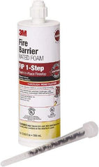 3M - 12.85 oz Cartridge Maroon Urethane Fire Barrier Foam - 120°F Max Operating Temp - Industrial Tool & Supply