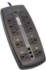 Tripp-Lite - 10 Outlets, 120 VAC15 Amps, 8' Cord, Power Outlet Strip - Floor, Keyhole Mount, 5-15 NEMA Configuration, 1.8" Strip - Industrial Tool & Supply