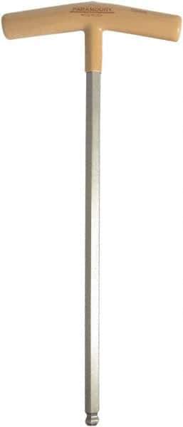 Paramount - 10mm Hex, T-Handle Cushion Grip, Ball End Hex Key - 12-7/64" OAL, Protanium High Torque Steel, Metric System of Measurement - Industrial Tool & Supply