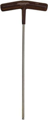 Paramount - 7/32" Hex, T-Handle Cushion Grip, Ball End Hex Key - 10-19/64" OAL, Protanium High Torque Steel, Inch System of Measurement - Industrial Tool & Supply