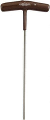 Paramount - 1/8" Hex, T-Handle Cushion Grip, Hex Key - 7-39/64" OAL, Protanium High Torque Steel, Inch System of Measurement - Industrial Tool & Supply