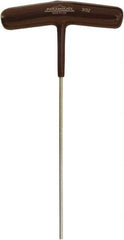 Paramount - 3/32" Hex, T-Handle Cushion Grip, Hex Key - 6-7/64" OAL, Protanium High Torque Steel, Inch System of Measurement - Industrial Tool & Supply