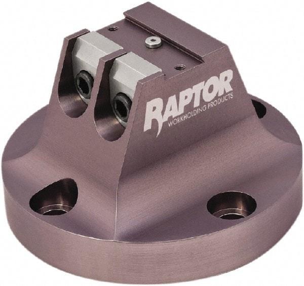 Raptor Workholding - 3/4" Jaw Width, 3" High Dovetail Vise - For Use with 4 & 5 Axis Workholding Systems - Industrial Tool & Supply
