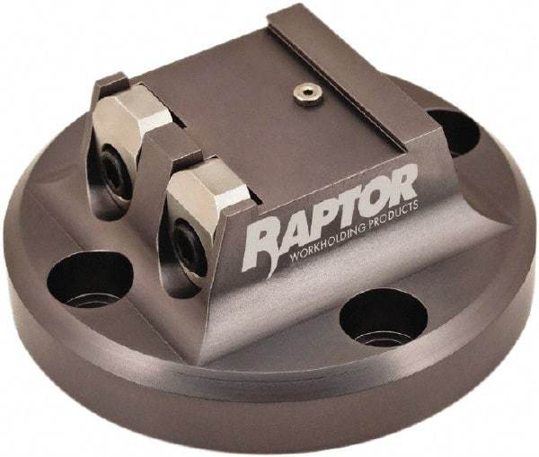 Raptor Workholding - 1-1/2" Jaw Width, 2" High Dovetail Vise - For Use with 4 & 5 Axis Workholding Systems - Industrial Tool & Supply