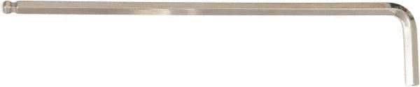 Wiha - 5/16" Hex, Long Arm, Ball End Hex Key - 208mm OAL, Inch System of Measurement - Industrial Tool & Supply