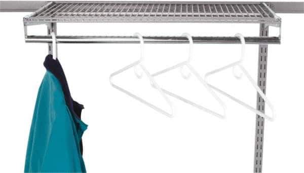 Triton - 31" Long Gray Pegboard Clothes Rod - For Use with Clothes - Industrial Tool & Supply